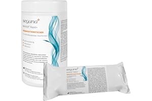 ‎SEGUNA SEGUNA Disinfectant Wipes Set, 1 Tin + 1 Refill Bag with 150 Ready-to-Use Wipes, Surface Disinfectant Wipes
