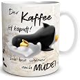 Lustige Faultier-Tasse Mit Spruch „Jetzt Mache Ich Erstmal Nichts“ – 330 Ml, Keramik, Spülmaschinengeeignet