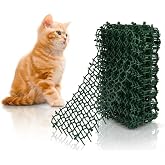 WEBER Kedi Kovucu Mat, Plastik, 10 Adet, Toplam 250 cm, Bah&ccedil;e ve İ&ccedil; Mekan Kullanımı beyaz (yeşil)