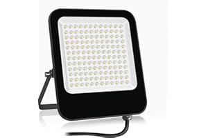 Tayire 100W Faretto led da Esterno, Potenti luci a LED 10000LM, Fari di sicurezza 3000K Bianco Caldo, Faro led Esterno Impermeabile IP65, Potente LED da Esterno per Giardino Cortile Garage Piazza