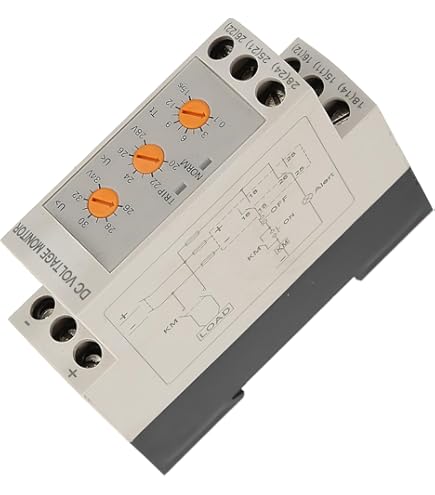 AIRUIXI Spannungsschutzrelais 63A 3-Phasen - Über- Und Unterspannungsschutz DIN Schiene