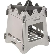 Gulrear Ultralight Camping Stove Folding Weighs 7.3 OZ 100% Pure Titanium  Wood Burning Camping Stove Portable u0026 Foldable For Camping Backpacking  Hiking And Bushcraft Survival Stronger Lighter VS Steel : Amazon.in: Sports,