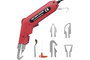 Ovshnrr 4 in 1 Styroporschneider, 100W Heißschneider (50-500℃) Heissschneidegerät Seilschneider Elektrisches mit 4 Klingen Temperatur Einstellbar für Seil Stoff Schaum Plastik