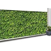 Idmarket Sichtschutz – 1,2 X 10 M, Hohe Dichte (300 G/m²), Grün, Blickdicht 95%, Mit Ösen
