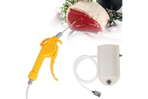 MXBAOHENG Marinierte Spritze Elektrische Kochsalzinjektionspumpe 50W Fleischeinlegemaschine Fleisch Marinierte Spritze Marinaden Kochsalzlösung Injektor für BBQ, Marinieren von Fleisch Rind, Huhn