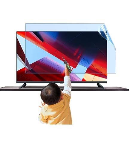TV Blendschutzfolie 50-55 Zoll – Entspiegelungsfolie Gegen Blaulicht Und Reflexionen, 1211 X 682 Mm, Matt