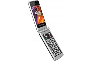 MP MYPHONE myPhone Tango LTE teléfono móvil para Personas Mayores, Pantallas de 2,4" y 1,77", Plegable, Teclas Grandes, batería de 1400mAh de Larga duración, 4G, Dual-SIM, con Cargador y cámara