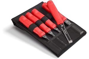 EDC Juego de cinceles en estuche - 6/10/12/16/25mm - 390005 marca Hultafors