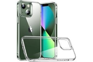 ESR Funda Híbrida Compatible con iPhone 13, Parte Trasera Resistente a Arañazos, Marco Protector con Buen Agarre, Serie Classic, Transparente