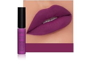 ‎ANIFER Anifer Velvet Matte Flüssiger Lippenstift Make-up, langanhaltend und wasserfest, haftet nicht am Becher, Lipgloss (Lila 615)