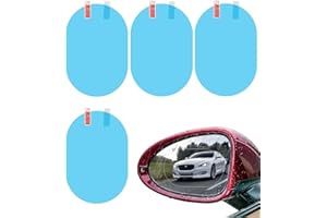 ‎LICHUANUK Rückspiegel Regenschutzfolie,Auto Rückspiegel Regenschutz Folie,15x10CM Wasserdicht Anti-Fog-Spiegel Schutzfolie, für Universalfahrzeug Trunk Side Windows Spiegel