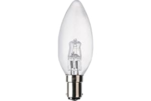 3Pack TCP 42W SBC Eco Halogen Saver Candle Lamp Bulb Small Bayonet B15 42W 240V Clear 630 Lumens Warm White