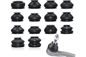 ZERONINE Universal Ball Joint Boot,14Pcs Multipack Ball Joint Rubber Dust Boot Covers Track Rod End Set Kit for Car Suspension Steering,Easy Installation Boot Covers Track Rod End Set Kit
