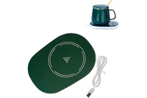 TUKNON Scalda Tazza USB,Scalda Tazza,Scaldatazze da Caffè,Scalda Bevande,Sottobicchiere Elettrico,Ldeale per la Stagione Invernale,per Caffè,Latte,tè,Acqua,Regalo di Natale,Regalo di Capodanno,Verde