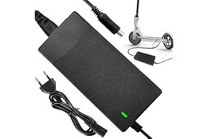 Chargeur pour Xiaomi M365, EBKCQ 42V 2A Chargeur Trotinette Electrique, Chargeurs de Batterie de Trottinette,Chargeur Overboard,Adaptateur Secteur Alimentation pour Xiaomi M365 Ninebot ES1 ES2 ES4