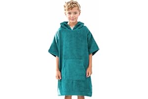‎DIARYLOOK DiaryLook Kinder Kapuzen Badeponcho,Saugfähiges Handtuch Poncho für Jungen und Mädchen,6-10 Jahre,Ideal für Strand,Schwimmen und Surfen