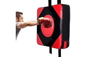 NIKTULE Schlagpolster Wand, Wandschlagpolster, Boxtrainingspolster, Schlagpolster Wandmontage, Box-Zielblockierpad Zur Wandmontage, Taekwondo-Trainingssandsäcke, Schlagziel Für Kickboxen, Muay-Thai-Kampfsport