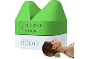 BACK TO ROOTZ NECK ALIGNER Nackenmassagegerät Druckmassagegerät Nackenstütztrainer zur Entspannung der Muskulatur Hergestellt aus verstellbarem recycelbarem Bio-Kunststoff (grün)