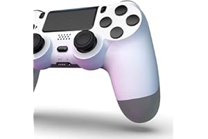 ALAIAS Wireless Controller for PS4, Bluetooth High Performance Gamepad, Support Dual Motor Feedback | 6-Axis Sensor | LED Touch Pad Remote Control, Compatible with Playstation 4/Slim/Pro/Pc