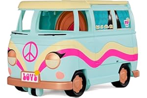 L.O.L. Surprise! Grill & Groove Camper 5-en-1 - Juguete con sorpresas, Cocina, Escenario y más - Amueblado - para muñecas y Mascotas LOL Surprise - Coleccionable - Edad: 4+ años