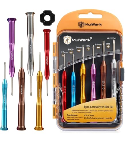 CACCIAVITI DI PRECISIONE MINI SET 11pz CUSTODIA - Foto 7