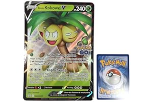 GENERIC Generisch für Pokemon Sammelkarten - Alola- Kokowei V SWSH225 Oversized XXL Promo Karte - DEUTSCH - Mega Jumbo Einzelkarte mit BB-Toy-Trades Sleeve