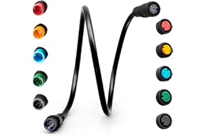 HUDAMZKY Cavo di estensione della bicicletta elettrica Julet 2/3/4/5/6Pin connettore impermeabile femmina a maschio FAI DA TE display del freno della bicicletta elettrica acceleratore cavo di estensione del segnale