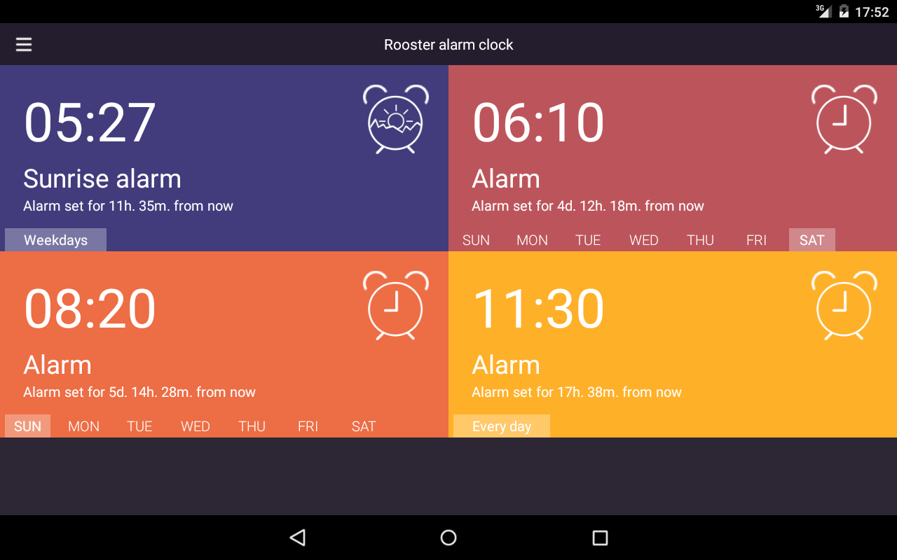 Rooster alarm clock Amazon.co.uk Appstore for Android