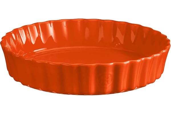 Emile Henry Tourtière haute/plat à tarte 24 cm, céramique Toscane EH766024