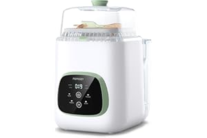 Momcozy Bottle Washer Nettoyeur de bouteilles le plus rapide avec haute pression de 2,2 kPa, 99,9% de germes éliminés, cycle rapide de 19 minutes, pour toutes les marques de bouteilles