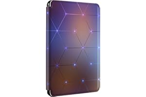 SGKITM Coque pour Amazon Kindle Paperwhite 11e Génération 2021 Flip Etui Cuir Silicone Etanche Automatique Veille Réveil Case 360° Magnétique Protection Planète Motif Housse 6.8" 174 x 125 x 8,1 mm (3)