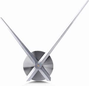Lafocuse Meccanismo Orologio da Parete Lancette Lunghe Metallo Argento Fai  da Te, Orologio da Parete Grande 60 cm Moderno Decorativo per Soggiorno Bar  : Amazon.it: Casa e cucina
