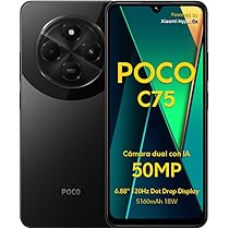 POCO C75 ブラック 8GB RAM 256GB ROM New) Xiaomi POCO C75 8GB+256GB BLACK Dual SIM Unlocked