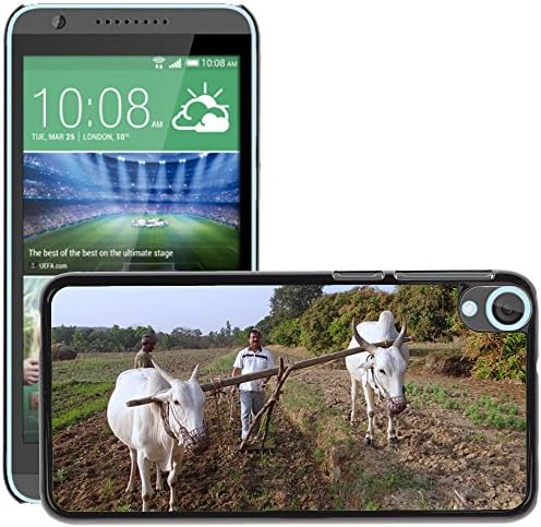 Super Stellar Slim PC Hard Case Cover Skin Armor Shell Protection // M00126092 Ox-Plough Tiller Ox Plough Farmer // HTC Desire 820