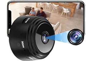 NOMOY Mini caméra Espion cachée HD 1080p sans Fil avec Vision Nocturne, détection de Mouvement, caméra de Surveillance WiFi, caméra de Surveillance pour intérieur et extérieur