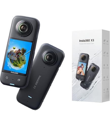 Perche Pour Insta 360 X4 – Support Double Pince, Rotation 360°, Aluminium, Extensible 28-120 Cm, Compatible X3, X2, One RS, Ace