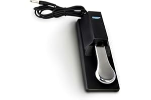 HQRP Pédale de Sustain Type Piano pour Yamaha YPG-235 / YPG-535 / YPT-230 / YPT-330 Claviers numériques