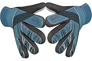 Jalunth Guantes de Portero Futbol - Niño Niñas Adolescentes Joven Junior Guantes Portero Entrenamiento Guantes Futbol con Protección Palma de Látex Antideslizante y Dorso de Mano de PU Suave