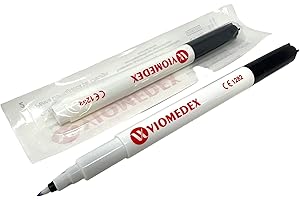‎TATTOO [INKGRAFIX] PIERCING INKgrafiX® 2x Steriler Hautstift/Hautschreiber - Viomedex Skinmarker Violett - Tattoo Piercing Stift Tattoostift