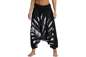 Nuofengkudu Donna Pantaloni Cavallo Basso alla Turca Yoga Pants