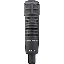 Electro-Voice RE20-BLACK Dynamic Broadcast Announcer Microphone