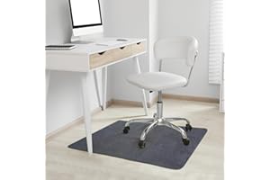 LIFEJXWEN Tappeto Sedia Ufficio, 90 * 120 cm Tappetino per Sedia da Ufficio, Tappeto Salvapavimento Antiscivolo, Tappeto Sedia Gaming Assorbente D'Acqua E Antivegetativo per Parquet e Piastrelle