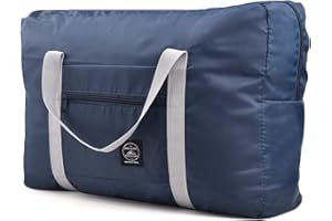 NANAOUS Sac de Voyage en Toile pour Week-End - Sac fourre-Tout de Plage léger et imperméable - Pliable - Sac de Transport en bandoulière