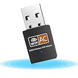 ElecMoga Wifi Dongle, USB Wifi Adapter 600Mbps 2.4/5GHz Mini Wireless Network Adapter Supports Windows 10/8 / 7/ Vista/XP/ 20