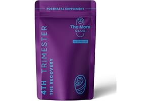 THE MOM CLUB 4th Trimester Vitamins for New Moms – Ideal for Energy, Mood, Hormone Balance & Healing – Recovery Postnatal Multivitamin with Iron, Magnesium, VIT C, D3, Biotin & Zinc – 60 Capsules – 1 Month Supply