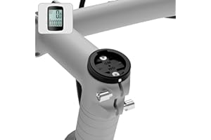 BIBERAXLE Fahrradhalterung für Garmin Edge Explore, leichte Aluminiumlegierung, Fahrrad-GPS-Computerhalterungen, kompatibel mit Bryton, Wahoo und Cateye, Schwarz