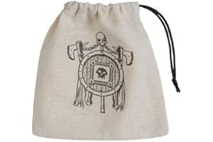 Q WORKSHOP Orc Beige & Black Basic Dice Bag