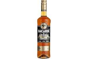 BACARDI BACARDÍ Limited Edition ‘Major Lazer’ Rum, 40% ABV, 70cl / 700ml, Premium Gold Rum, Perfect for Cocktails