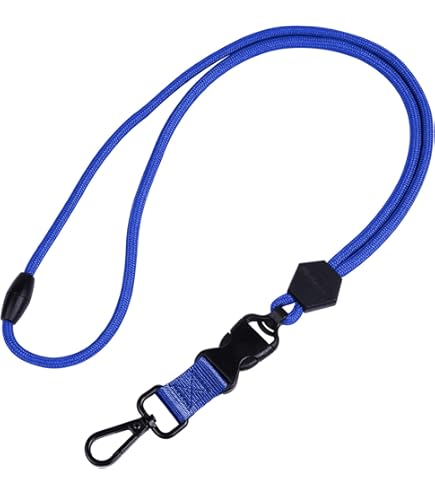 Uniclife 2 schattige lanyards voor nek en ID-kaart, snelsluiting nekkoord voor badge, afneembare sleutelhanger met hangend touw en metalen clip