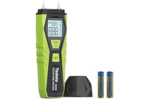 Medidor Humedad, Tadeto Pin Type Medidor de Humedad, Medidor Humedad Para Material de Construcción de Madera Paredes de Papel Suelo con 2 Modo y Retroiluminación